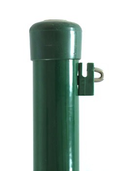 Tenisový sloupek PRIMA 60/3750 mm poplastovaný v barvě zelené RAL 6005