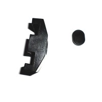 Plotová příchytka PVC pro panel 2D černá
