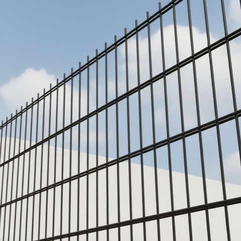 Plotový panel BRAVO 2D poplastovaný 1230 mm v barvě antracitové šedé RAL 7016