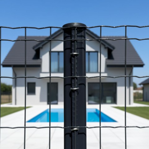 Plotový sloupek CLIP 48/2700 mm antracitová šedá RAL 7016