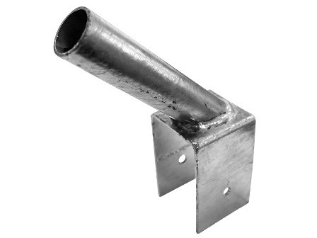 Pozinkovaný držák vzpěry 38 mm na betonovou podhrabovou desku