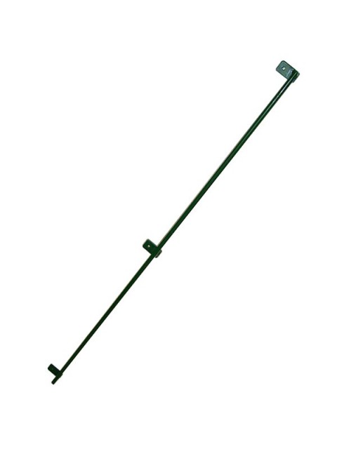 Kulatinový rámeček na pletivo výšky 175 cm zelený