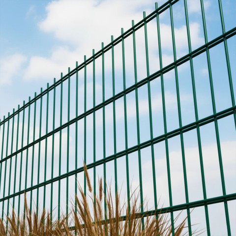 Plotový panel BRAVO 2D poplastovaný 1630 mm v zelené barvě RAL 6005