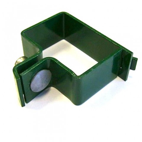 Objímka koncová pro sloupek bez děr 40×60 mm poplastovaná v barvě zelené