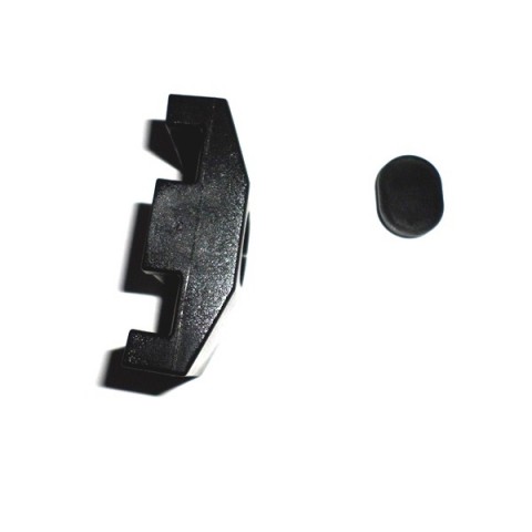 Plotová příchytka PVC černá pro panel 2D