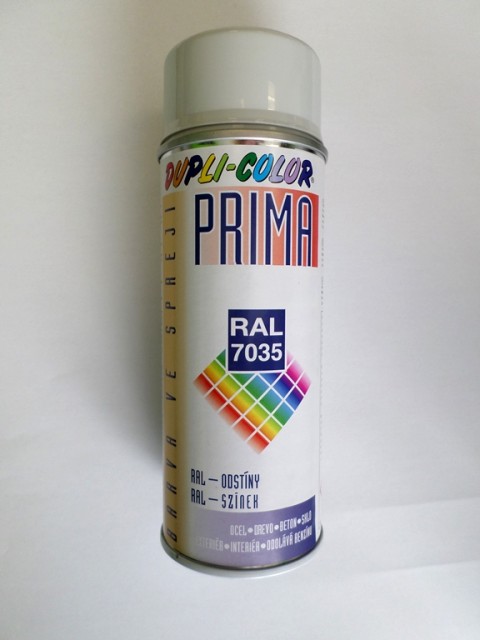 Univerzální korekční sprej PRIMA RAL 7035 - světle šedá