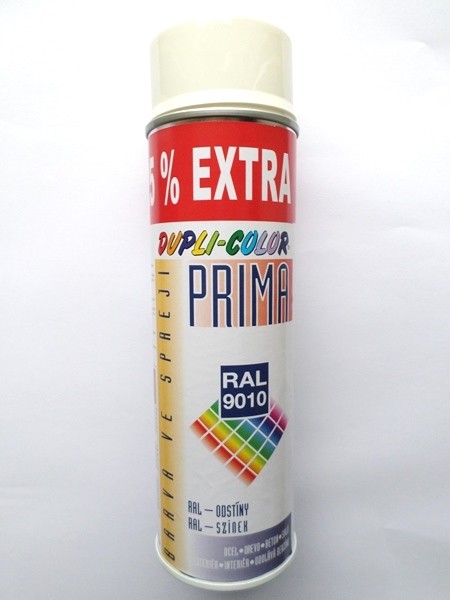 Univerzální korekční sprej PRIMA RAL 9010 - bílá