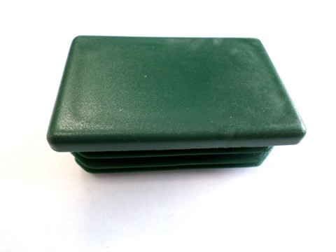 Plastová ucpávka na sloupek 40×60 mm v zelené barvě