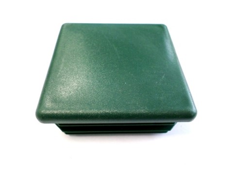 Plastová ucpávka na sloupek 60×60 mm v zelené barvě