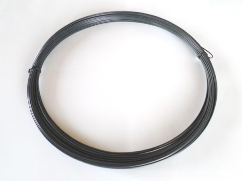 Drát vázací poplastovaný 2,0 mm/50 m v antracitové šedé barvě RAL 7016